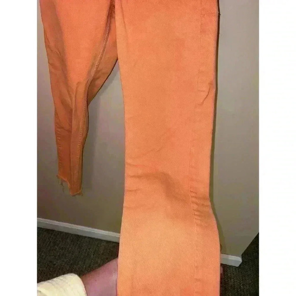 VINTAGE GUESS ORANGE JEANS SIZE 24 - Picture 11 of 13